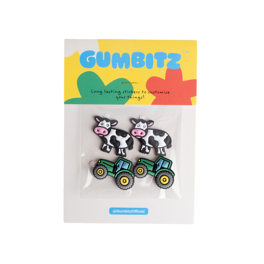 Gumbitz Gumboot Pack - Cows & Green Tractors (Pre Order)