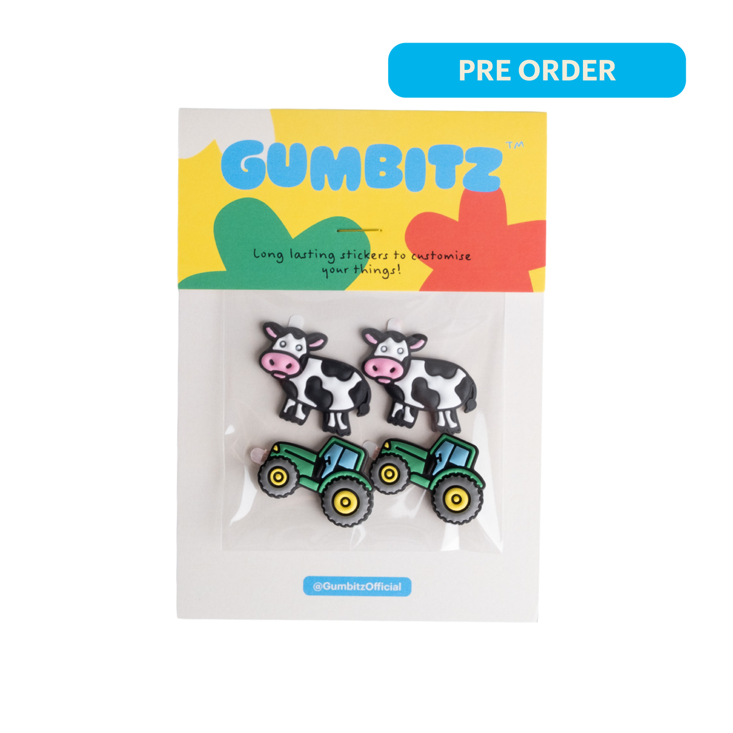 Gumbitz Gumboot Pack - Cows & Green Tractors (Pre Order)