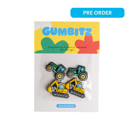 Gumbitz Gumboot Pack - Diggers & Green Tractors (Pre Order)