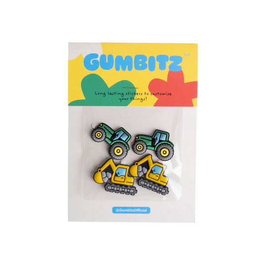 Gumbitz Gumboot Pack - Diggers & Green Tractors (Pre Order)