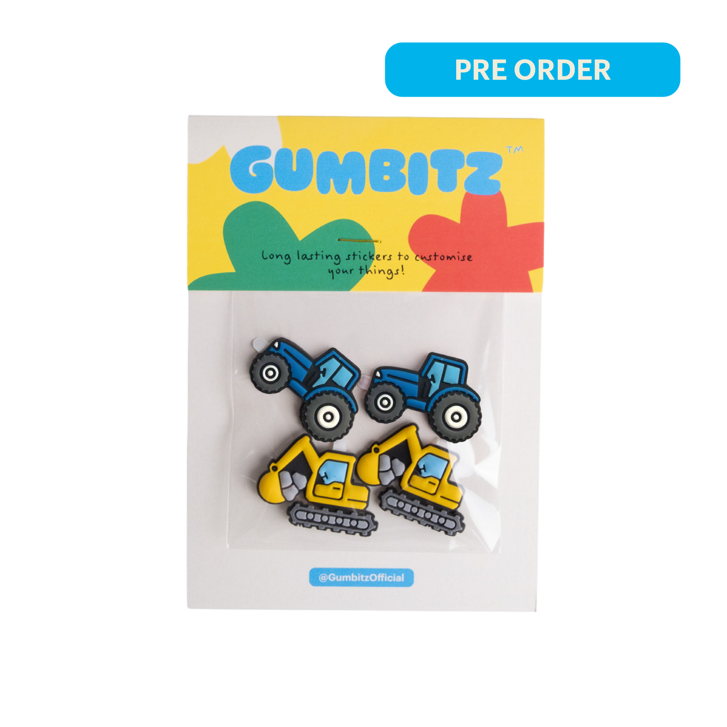 Gumbitz Gumboot Pack - Diggers & Blue Tractors (Pre Order)