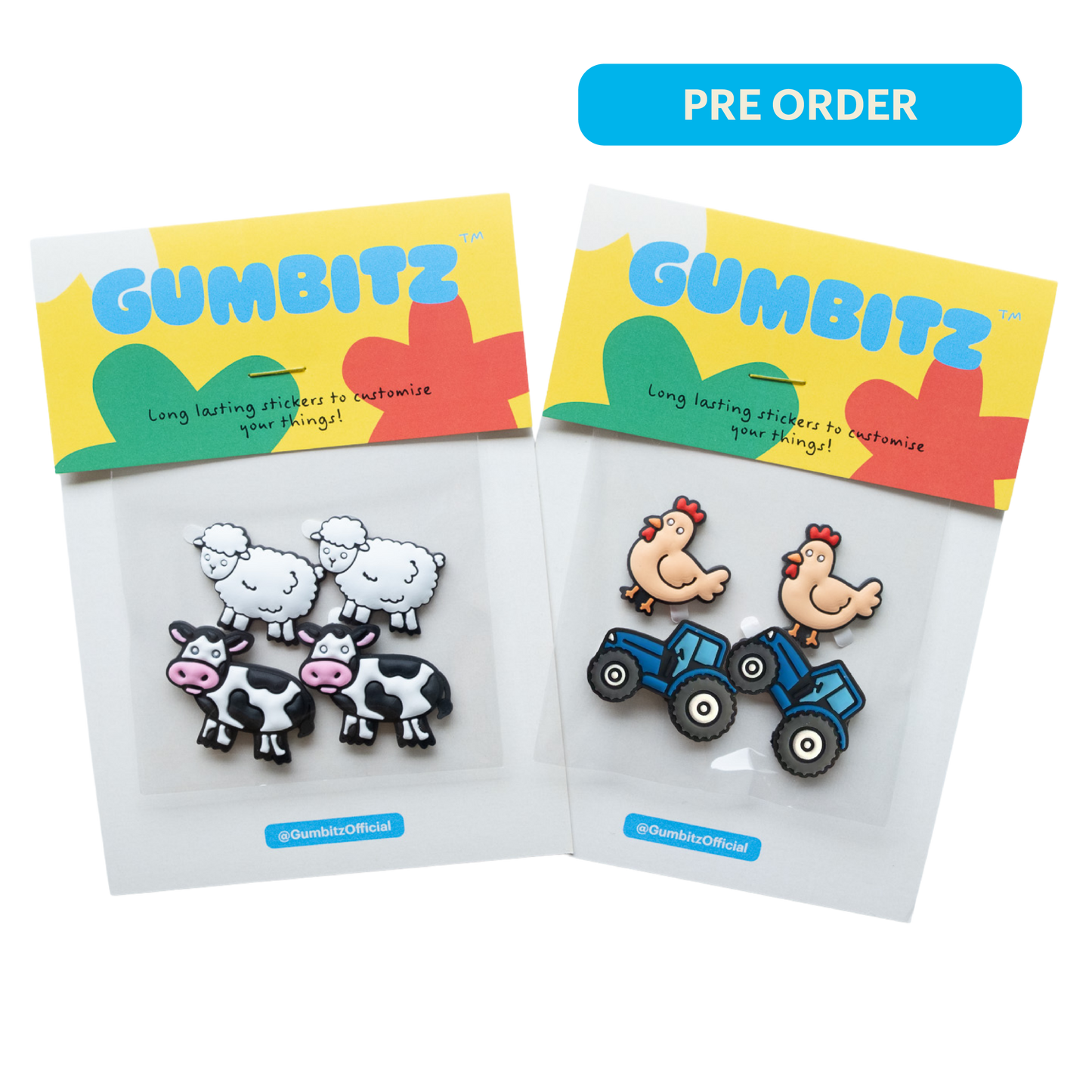 Bundle Little Farmers Gumboot Packs - Blue Tractors (Pre Order)