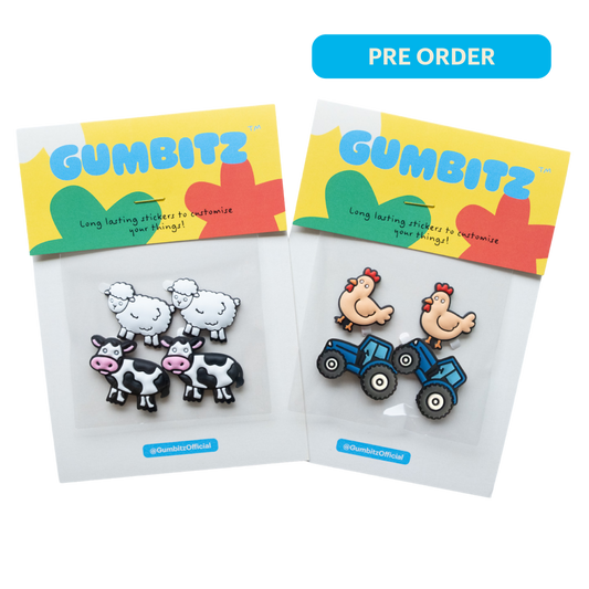 Bundle Little Farmers Gumboot Packs - Blue Tractors (Pre Order)