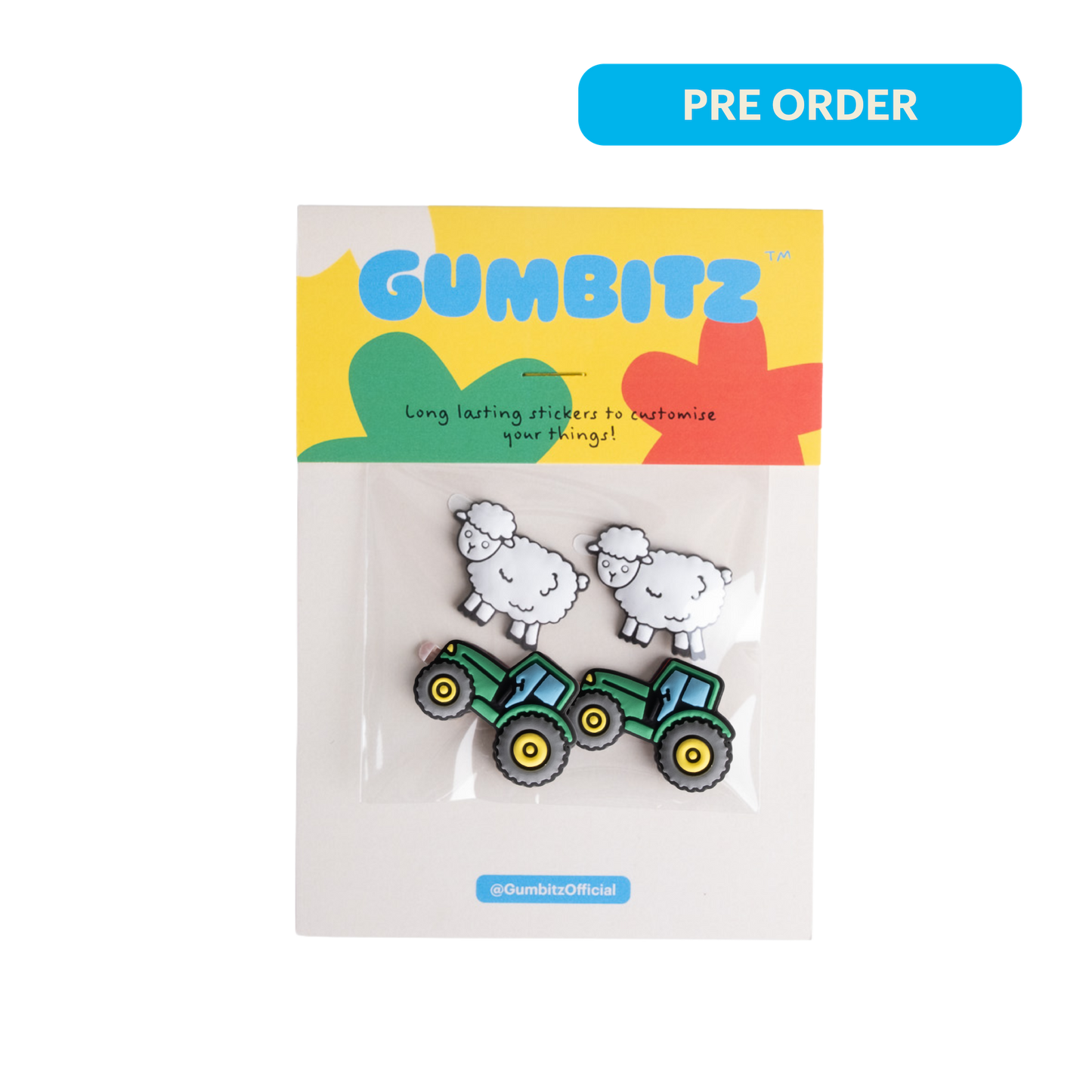 Gumbitz Gumboot Pack - The Farm Set with Green Tractor (Pre Order)
